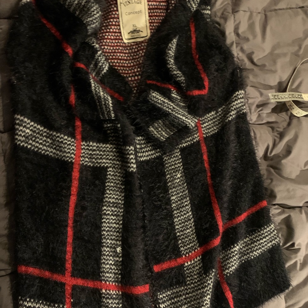 Vintage Concept sweater vest red/black/white - Picture 4 of 4